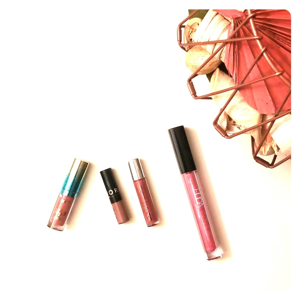 New❤High end lip gloss set. Huda/Tarte/Urban Decay